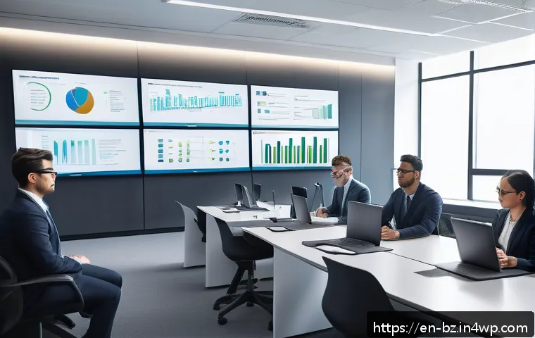 위기 대응 훈련의 비용 대비 효과 분석 - A modern corporate office conference room filled with diverse employees in business casual attire ac...