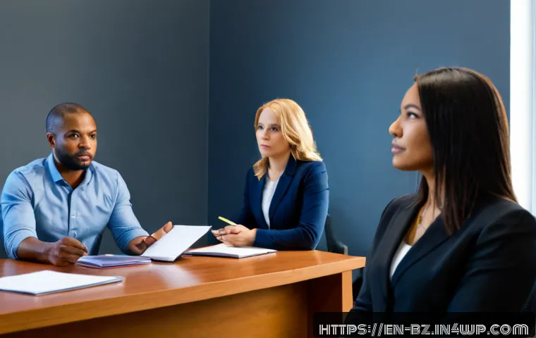 위기 대응 훈련에서의 커뮤니케이션 기술 - Photorealistic corporate crisis-response training exercise in a modern American office conference ro...